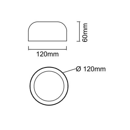 Open Design OR85907 - CEDRONE LED kattovalaisin 8W/230V 3000/4500/6500K halkaisija 12 cm beige