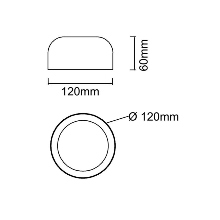 Open Design OR85907 - CEDRONE LED kattovalaisin 8W/230V 3000/4500/6500K halkaisija 12 cm beige