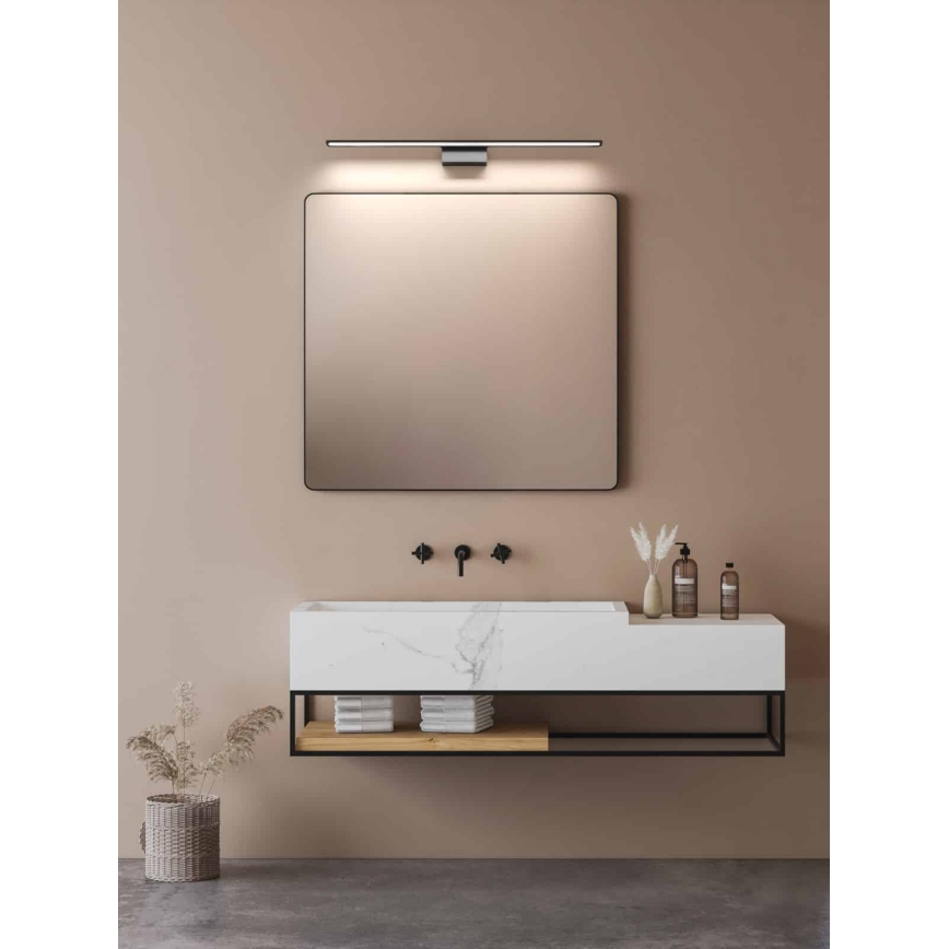 Open Design OR86133 - LED-kylpyhuoneen peilivalaisin LUCE LED/11W/230V 3000/4500/6500K 61,5 cm IP44 musta