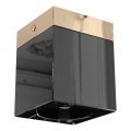 Open Design OR86300 - Kohdevalaisin CUBO 1xG9/8W/230V musta/ruusukulta