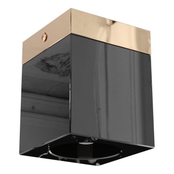 Open Design OR86300 - Kohdevalaisin CUBO 1xG9/8W/230V musta/ruusukulta
