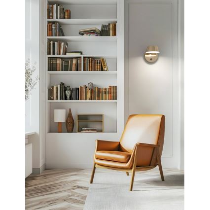 Open Design OR86539 - LED-seinävalaisin TIMO LED/6W/230V 3000/4500/6500K messinki