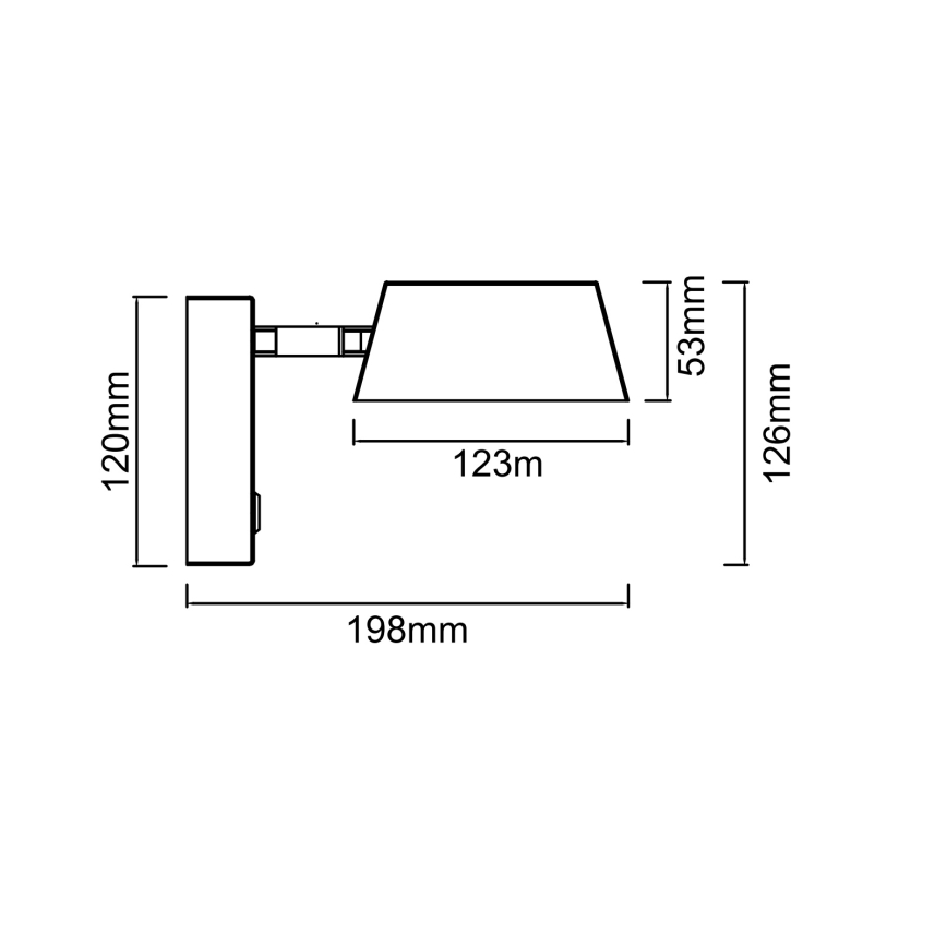Open Design OR86539 - LED-seinävalaisin TIMO LED/6W/230V 3000/4500/6500K messinki