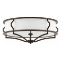 Open Design OR86614 - kattovalaisin STESSO 6xE27/12W/230V, Ø 85 cm, ruskea