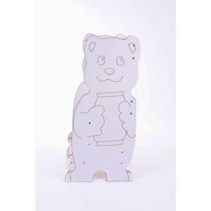 Oppimistorni BEAR valkoinen/vaahtera