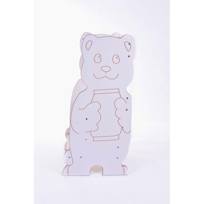Oppimistorni BEAR valkoinen/vaahtera