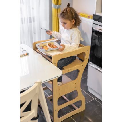 Oppimistorni TWINN 83 x 45 cm ruskea