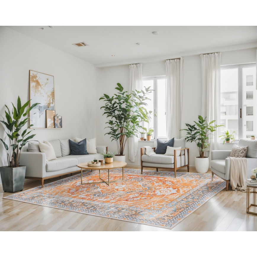 Orientaalinen matto DOVE-VINTAGE 120x170 cm 2600 g/m2 oranssi