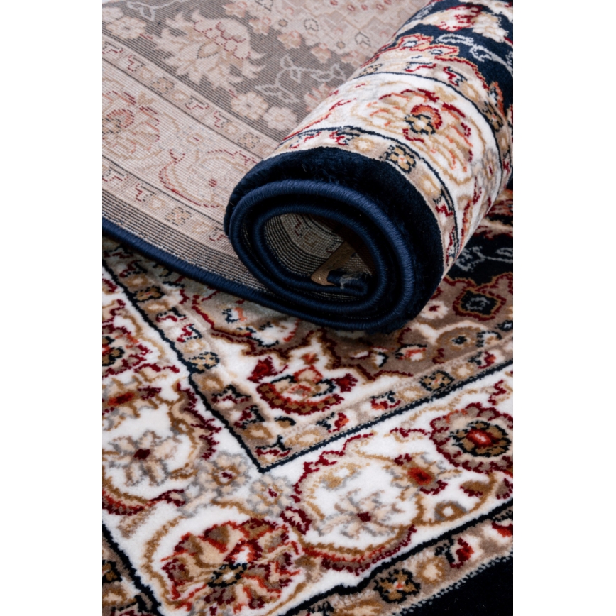 Orientaalinen matto DUBAI 80x150 cm 2300 g/m2 tummansininen