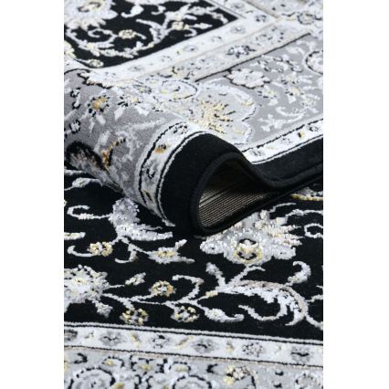 Orientaalinen matto GRECE 120x170 cm 2150 g/m2 musta/harmaa/valkoinen