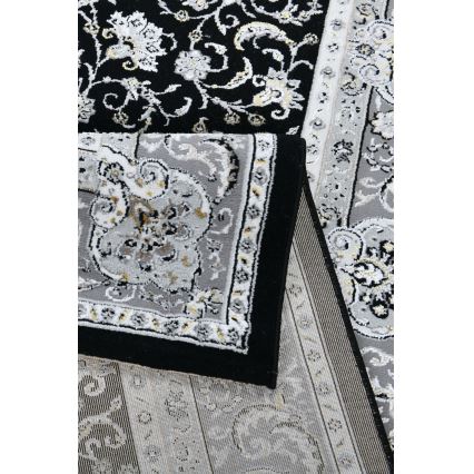 Orientaalinen matto GRECE 120x170 cm 2150 g/m2 musta/harmaa/valkoinen