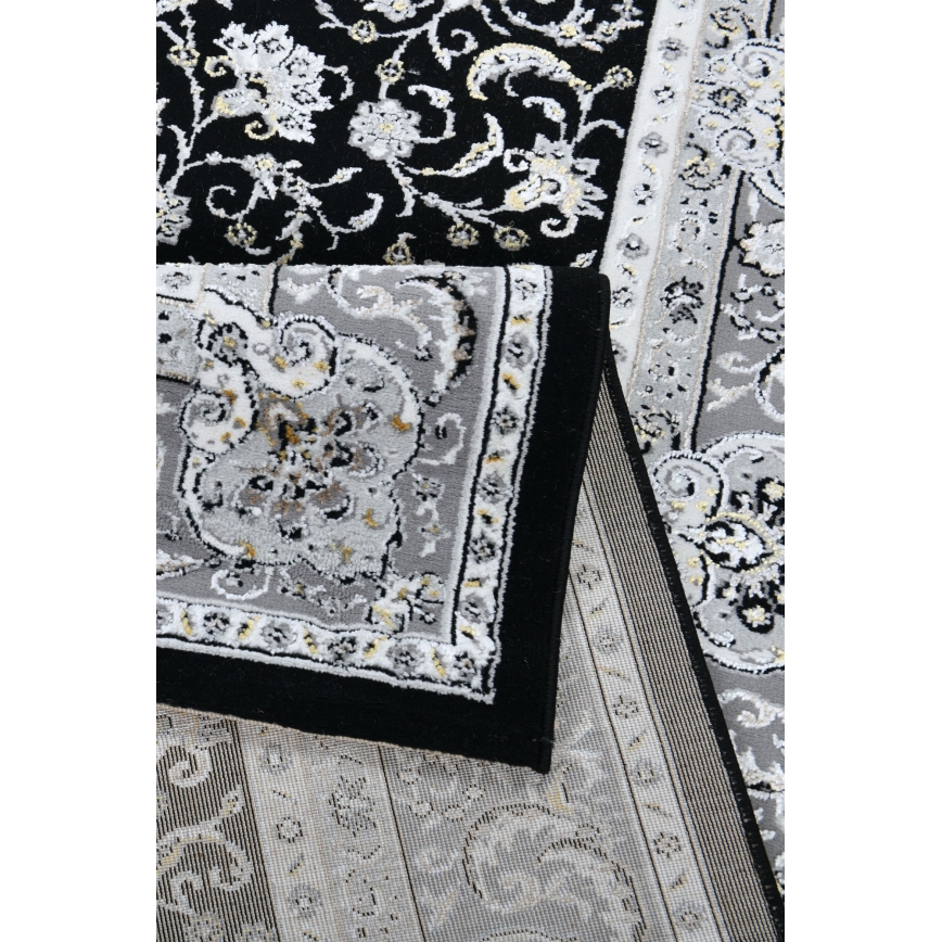 Orientaalinen matto GRECE 120x170 cm 2150 g/m2 musta/harmaa/valkoinen