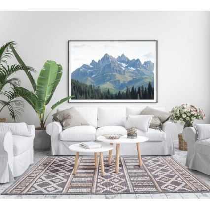 Orientaalinen matto NEPAL 80x153 cm harmaa