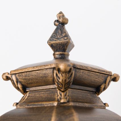 Ulkoseinävalaisin AIKO 1xE27/60W/230V IP23 pronssi/patina