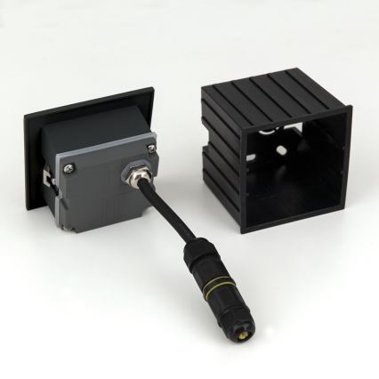 LED Upotettava valaisin LORO LED/2W/230V IP65 musta