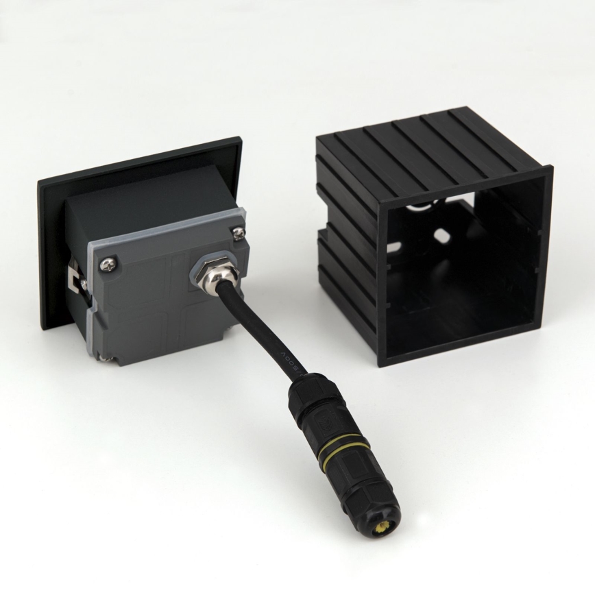 LED Upotettava valaisin LORO LED/2W/230V IP65 musta