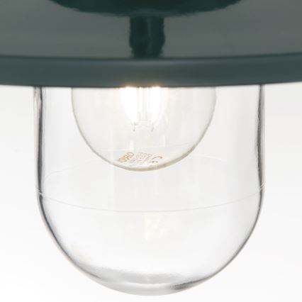 Ulkoriippuvalaisin EDWARD 1xE27/60W/230V IP44 vihreä