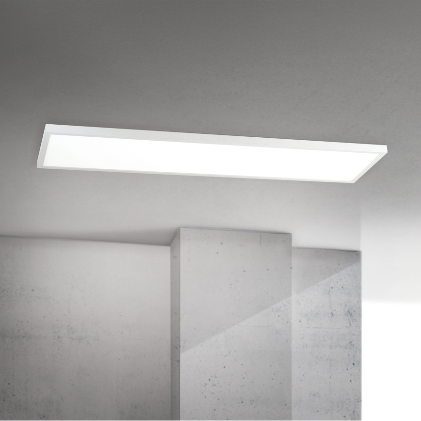 LED-himmennettävä pinta-asennettava DISC-paneeli LED/40W/230V 2700/3000/4000K 115x30 cm valkoinen