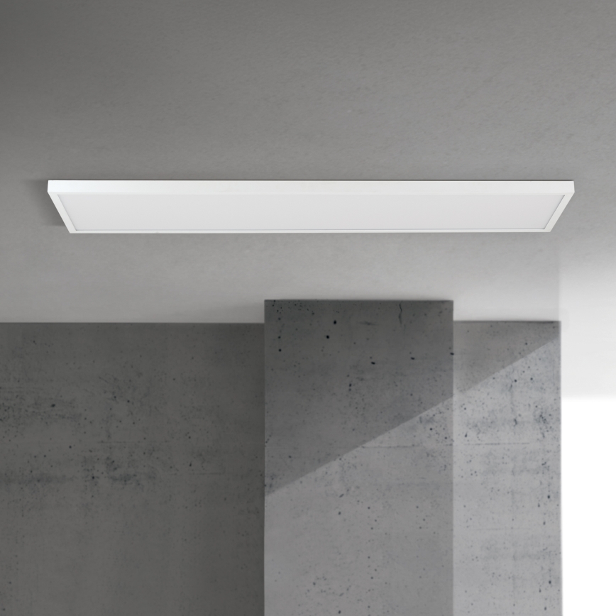 LED-himmennettävä pinta-asennettava DISC-paneeli LED/40W/230V 2700/3000/4000K 115x30 cm valkoinen