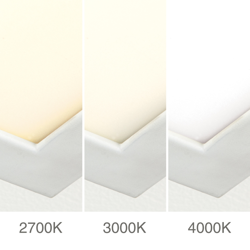 LED-himmennettävä pinta-asennettava DISC-paneeli LED/40W/230V 2700/3000/4000K 115x30 cm valkoinen