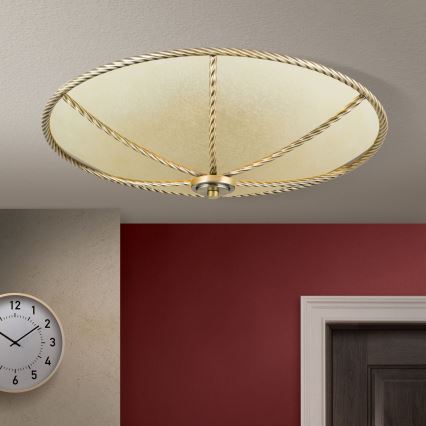 Kattovalo MAURO 5xE27/60W/230V halkaisija 56 cm pronssi