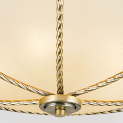 Kattovalo MAURO 5xE27/60W/230V halkaisija 56 cm pronssi