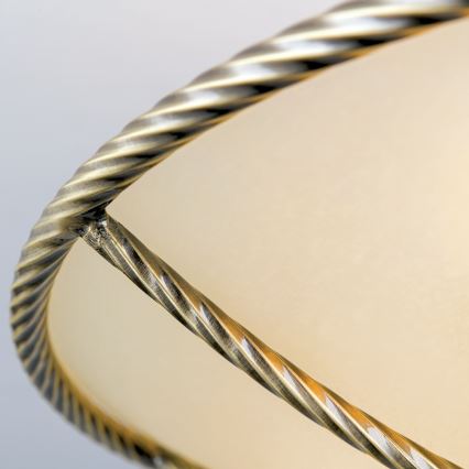 Riippukattokruunu MAURO 3xE27/60W/230V halkaisija 42 cm pronssi