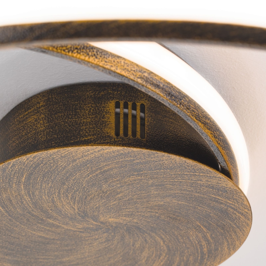 LED himmennettävä kattovalaisin CIRCUS LED/30W/230V ruskea/patina