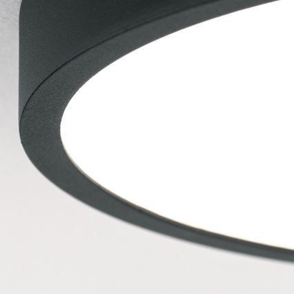 LED-kattovalaisin BULLY LED/12W/230V halkaisija 14 cm musta