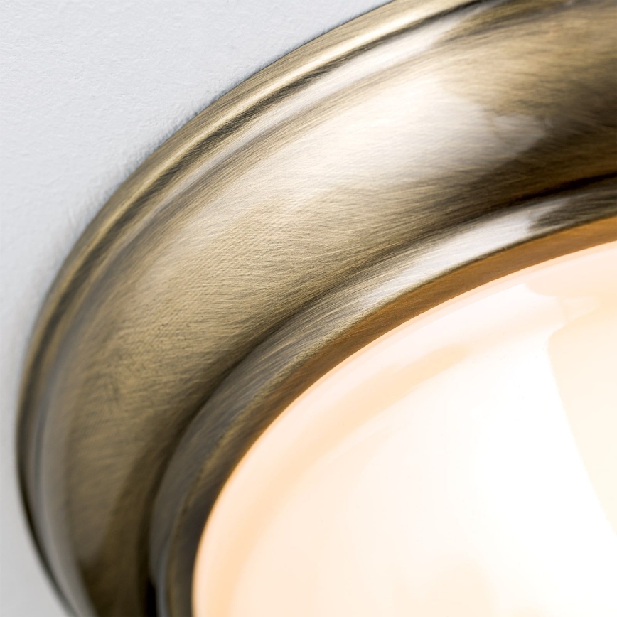 Kattovalo AUSTRIAN OLD LAMP 2xE27/60W/230V halkaisija 27 cm pronssi/beige