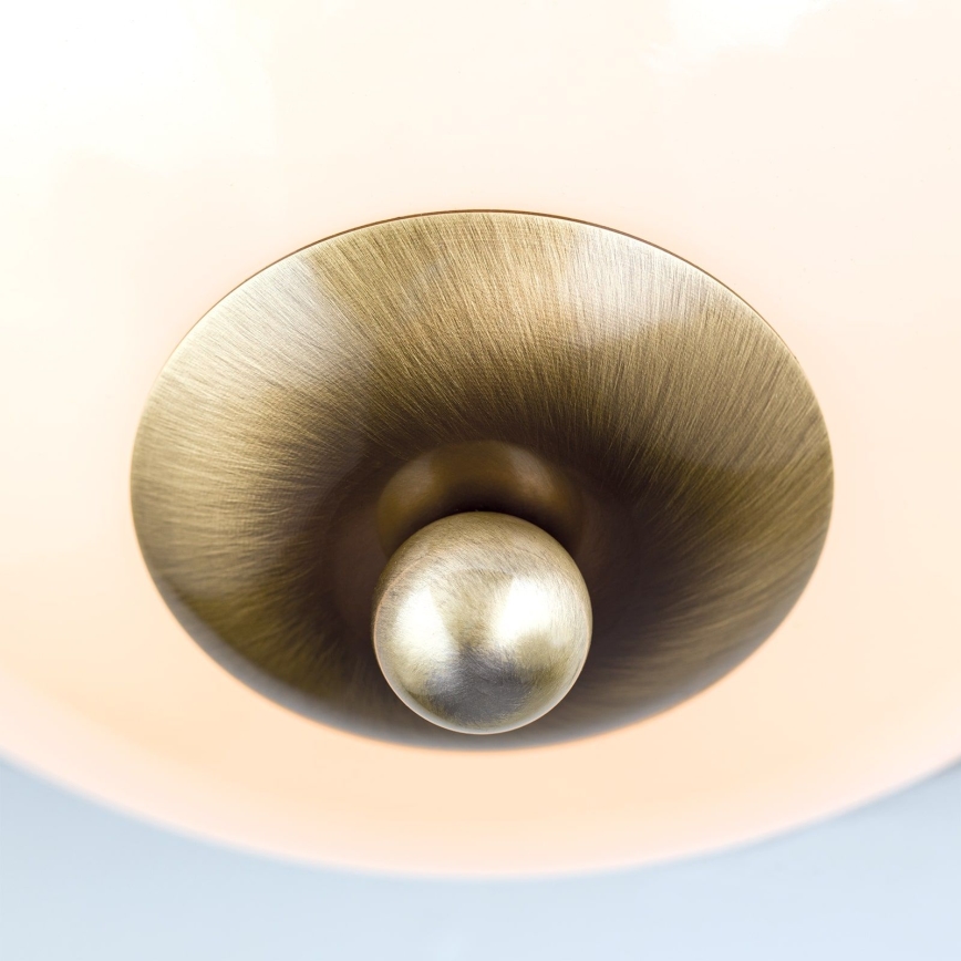 Kattovalo AUSTRIAN OLD LAMP 2xE27/60W/230V halkaisija 27 cm pronssi/beige