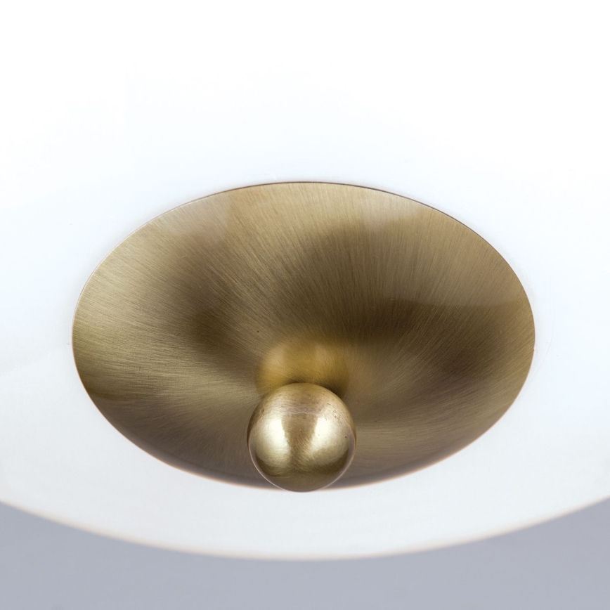 Kattovalo AUSTRIAN OLD LAMP 3xE27/60W/230V halkaisija 50 cm pronssi/valkoinen