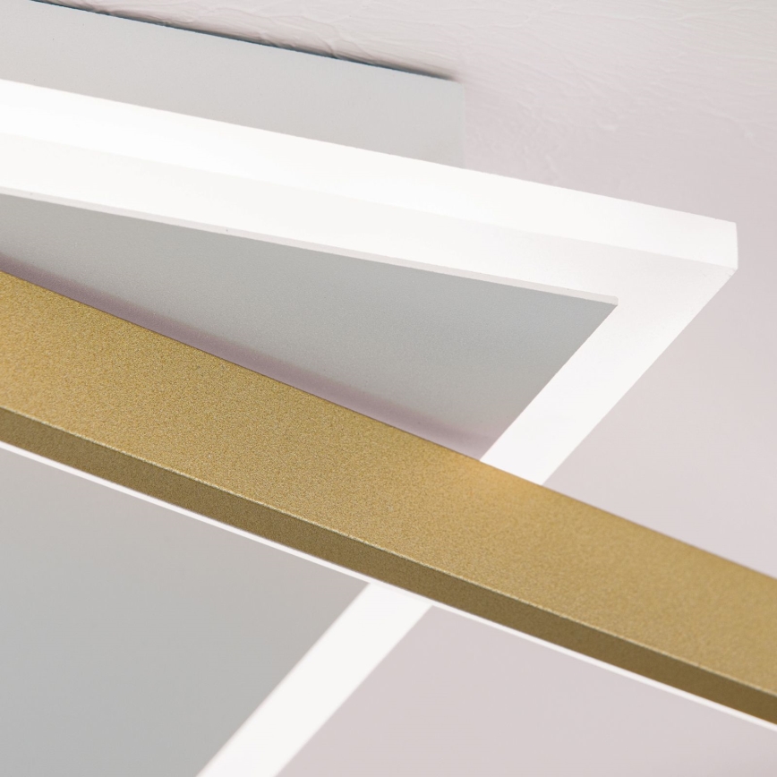 LED himmennettävä kattovalaisin EMANUEL LED/50W/230V valkoinen/kulta