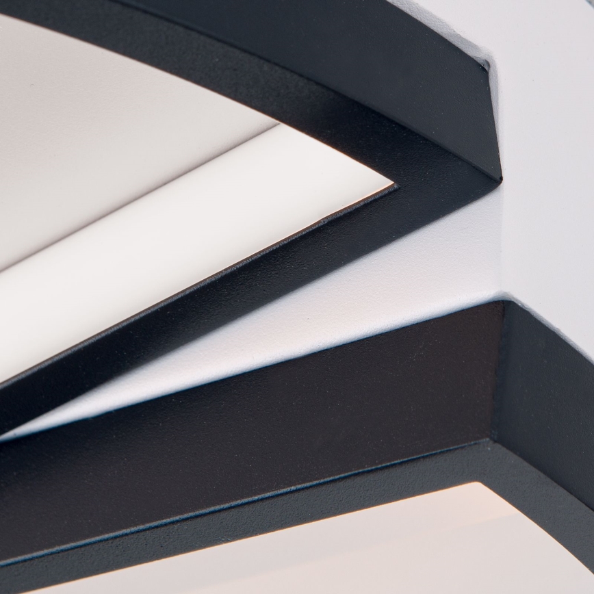 LED himmennettävä kattovalaisin OLGA LED/28W/230V musta/valkoinen