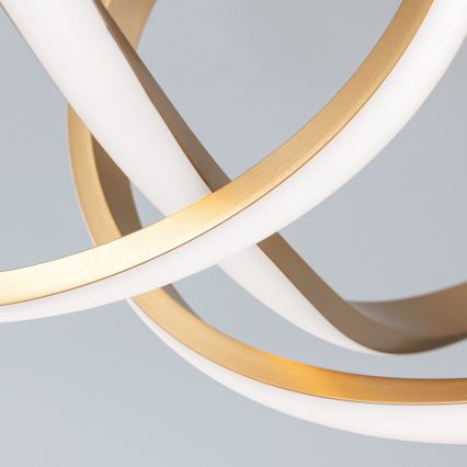 LED-himmennyskattokruunu CIRCUS LED/30W/230V kulta