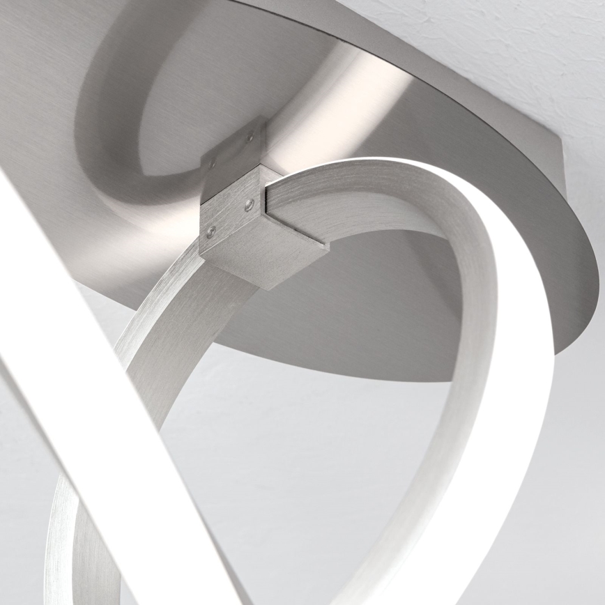 LED-himmennyskattokruunu CIRCUS LED/30W/230V mattakromi