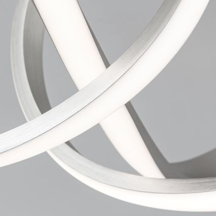 LED-himmennyskattokruunu CIRCUS LED/30W/230V mattakromi