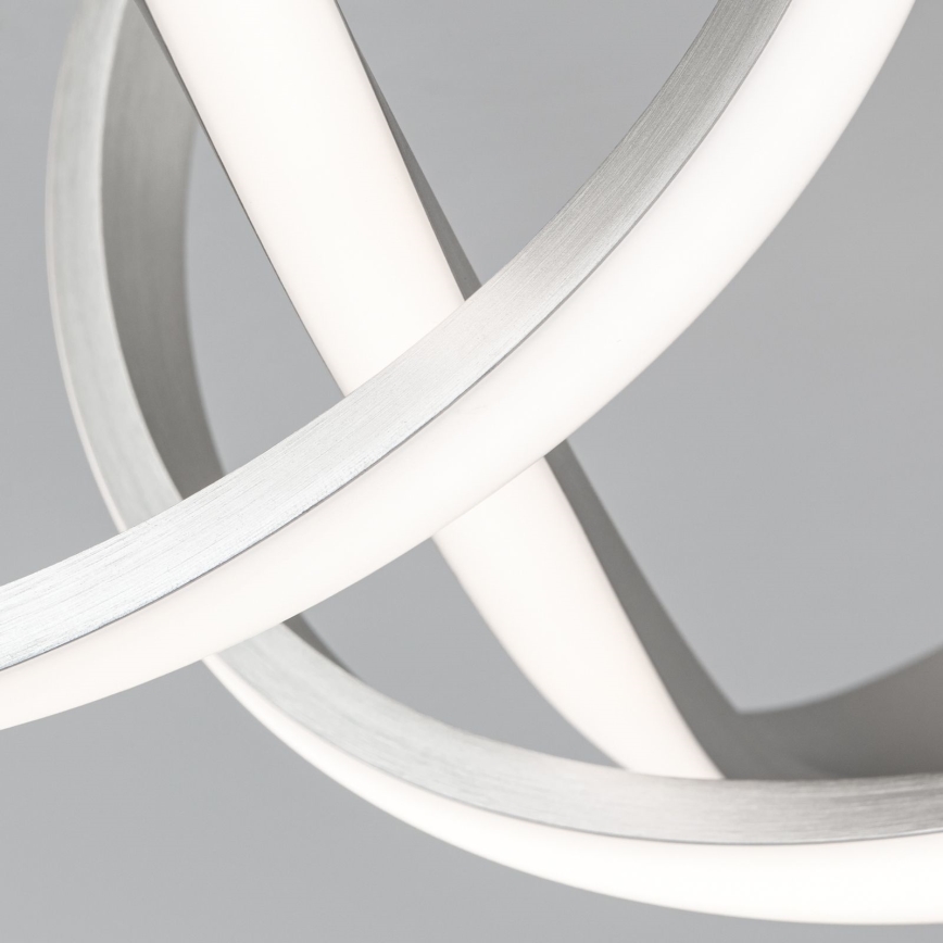 LED-himmennyskattokruunu CIRCUS LED/30W/230V mattakromi