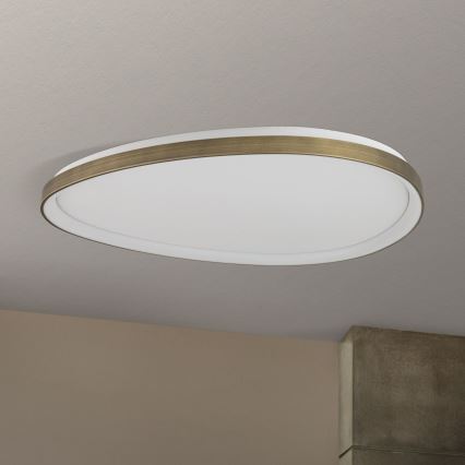 LED-kattovalaisin CHARLIE LED/72W/230V halkaisija 80 cm kulta