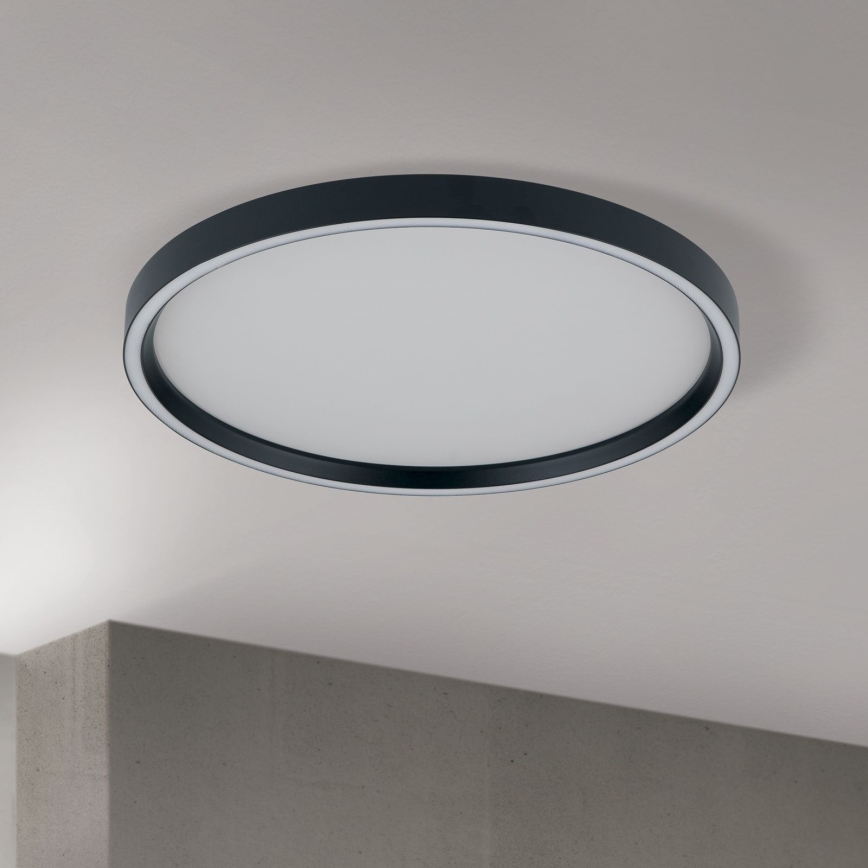 LED himmennettävä kattovalaisin MASCA LED/36W/230V 2700/3350/4000K Ø 40 cm musta