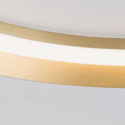 LED himmennettävä kattovalaisin MANTA LED/38W/230V 2700/3000/4000K Ø 45 cm kulta