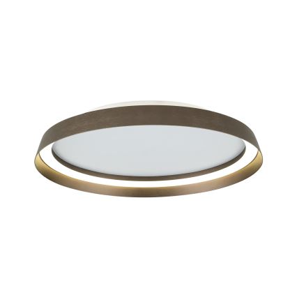 LED himmennettävä kattovalaisin MANTA LED/38W/230V 2700/3000/4000K Ø 45 cm ruskea