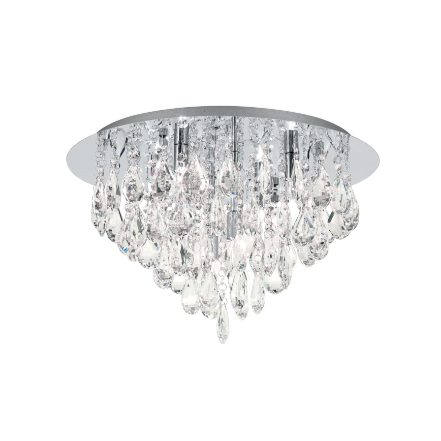 Kristallikattovalaisin CELESTE 6xG9/40W/230V halkaisija 45 cm kiiltävä kromi