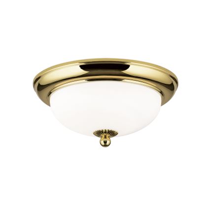 Kattovalaisin EMPIRA 2xE14/40W/230V Ø 26,5 cm kultainen
