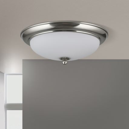 Kattovalaisin EMPIRA, 2xE27/40W/230V, halkaisija 35,5 cm, mattakromi