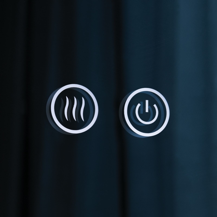 FOCUS LED lämmitettävä kylpyhuoneen seinäpeili LED-valaistuksella 30W/230V 3000/4200/6000K halkaisija 100 cm IP44