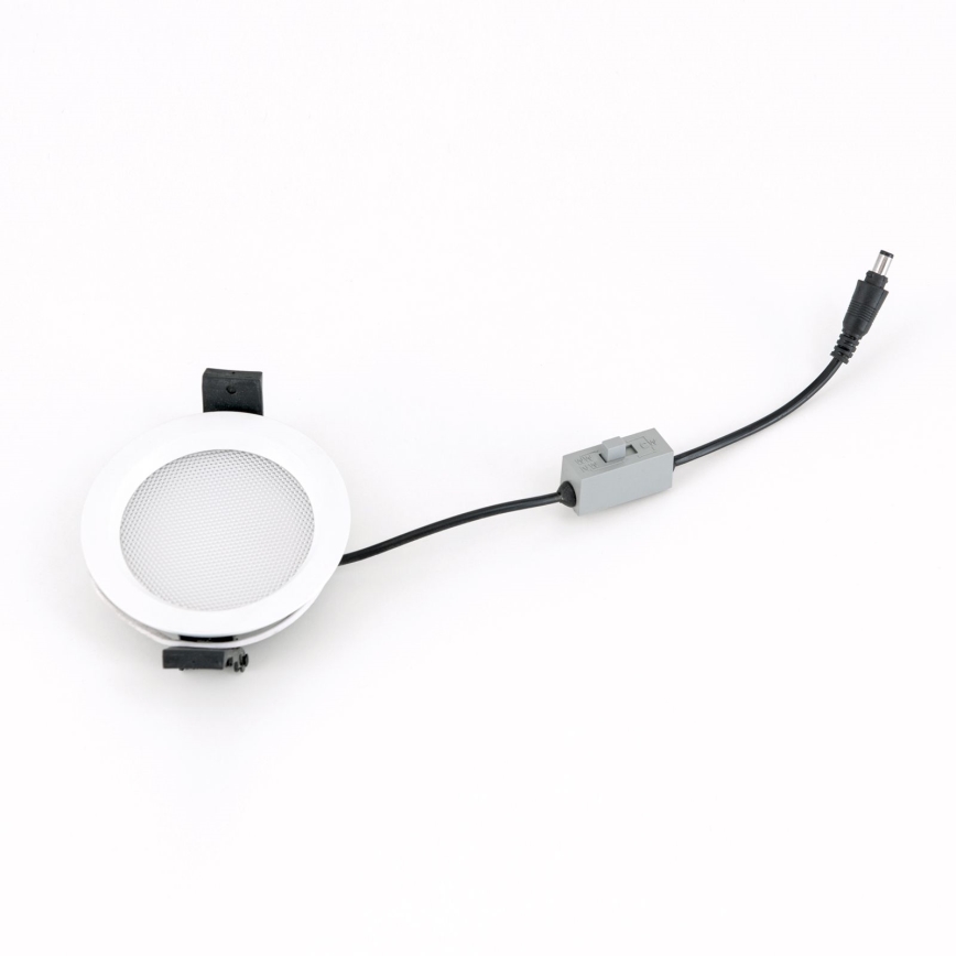 Himennettävä kylpyhuoneeseen upotettava LED-kattovalaisin OFFICE LED/25W/230V 3000/4000/6000K halkaisija 17 cm UGR19 IP44 valkoinen