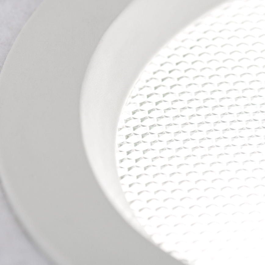 Himennettävä kylpyhuoneeseen upotettava LED-kattovalaisin OFFICE LED/25W/230V 3000/4000/6000K halkaisija 17 cm UGR19 IP44 valkoinen