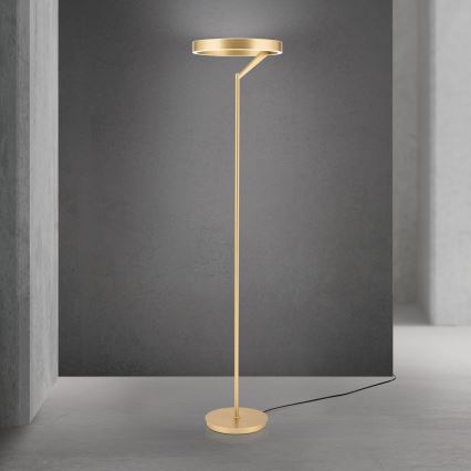 LED-himmennettävä lattiavalaisin KOLK LED/40W/230V 2700/4000K kultainen