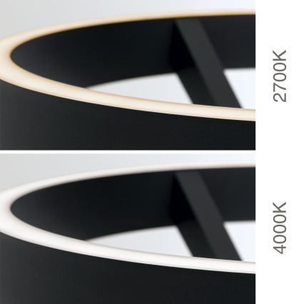 Himmennettävä LED-lattiavalaisin KOLK LED/40W/230V 2700/4000K musta